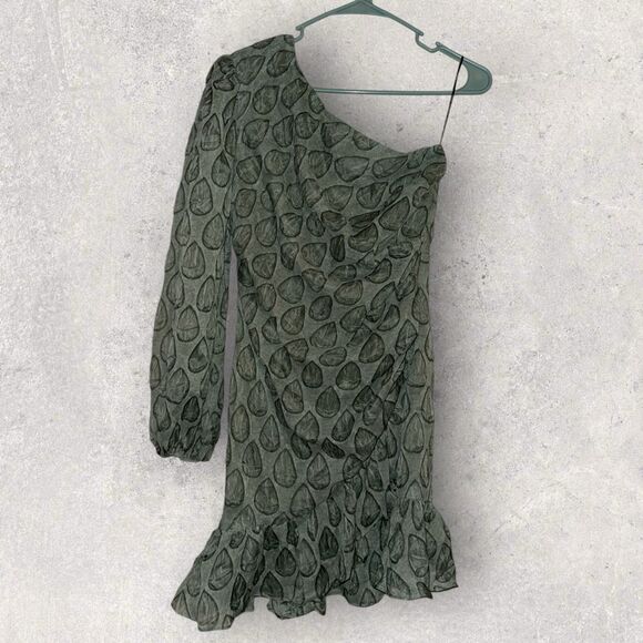 ELLIATT Kakadu Green Dress- Size Small - Picture 3 of 7
